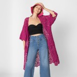 Do Everything In Love Hexagon Crochet Kimono 

- One Size Fits Most 0-14
- 100% Polyester 
