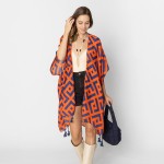 Do Everything In Love Geometric Print Kimono With Tassel Details 

- One Size Fits Most 0-14
- 100% Polyester