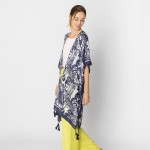 Wholesale do Everything Love Floral Print Kimono Tassel Tinsel Details One Fits