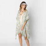 Do Everything In Love Floral Print Kimono With Tassel & Tinsel Details 

- One Size Fits Most (0-14)
- 100% Polyester 