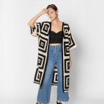 Wholesale do Everything Love Square Crochet Knit Kimono One Fits Most Acrylic