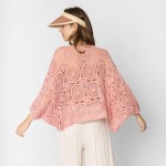 Wholesale do Everything Love Short Open Knit Crochet Kimono One Fits Most Cotton