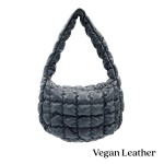 Do Everything In Love Quilted Vegan Leather Puffer Shoulder Tote Bag

- Full Zip Closure
- One Inner Zip Pocket
- Approximate 9"L x 8"H x 4.25"D