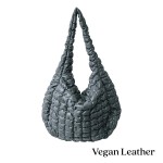 Do Everything In Love Oversized Quilted Vegan Leather Puffer Shoulder Tote Bag

- Full Zip Closure
- Two Outer Zip Side Pockets 
- One Inner Zip Pocket
- Two Open Pockets
- Approximate 18"L x 12"H x 8"D