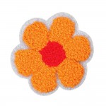 Wholesale chenille Flower Patch L Iron Sew Application