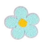 Wholesale chenille Flower Patch L Iron Sew Application