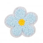 Wholesale chenille Flower Patch L Iron Sew Application