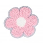 Wholesale chenille Flower Patch L Iron Sew Application