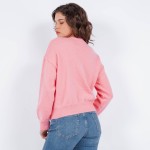 Wholesale soft Knit Tinsel Christmas Tree Sweater Long Sleeve Polyester Acrylic