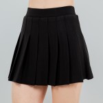 Wholesale waisted Pleated Scuba Skort Pack Built Mesh Shorts Waistband Polyeste