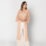 Wholesale do Everything Love Long Open Knit Crochet Kimono Front Tie One Fits Mo