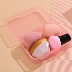 Wholesale beauty Blender Brush Box Set Hard Plastic Case Four Compartments Beaut