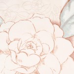 Wholesale camellia Flower Print Scarf Bandana Multi Use Scarf Bandana Bag Tie ET