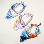 Wholesale paisley Patchwork Print Scarf Bandana Multi Use Scarf Bandana Bag Tie