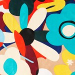 Wholesale bold Floral Print Scarf Bandana Multi Use Scarf Bandana Bag Tie ETC L