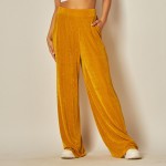 High-Waisted Slinky Wide Leg Pants (6-pack)

-  2" Waistline
- Two Side Pockets
- 92% Polyester / 8% Spandex