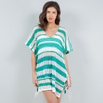 V-Neck Open Knit Poncho With Lace Up Sides 

- One Size Fits Most (0-14)
- 100% Polyester 