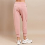 Wholesale cropped Capri Scuba Jogger Adjustable Drawstring Front Pockets Lower B