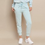 Wholesale cropped Capri Scuba Jogger Adjustable Drawstring Front Pockets Lower B