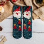 Wholesale soft Plush Knit Christmas Socks pack One Fits Most Adult Assorted Colo