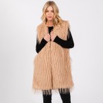 Faux Fur Vest With Pockets 

- One Size Fits Most (0-14)
- 100% Polyester 