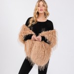 Wholesale faux Fur Shawl One Fits Most Polyester
