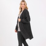 Wholesale long Cable Knit Cardigan One Fits Most Acrylic Polyester Nylon