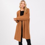 Wholesale long Cable Knit Cardigan One Fits Most Acrylic Polyester Nylon