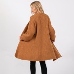 Wholesale long Cable Knit Cardigan One Fits Most Acrylic Polyester Nylon