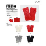 Wholesale c C FGE Rhinestone Fingerless Gloves One Fits Most Lined Inside Acryli