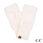 Wholesale c C FGE Faux Fur Fingerless Gloves One Fits Most Body Nylon Cuff Acryl