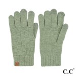 Wholesale c C GLC Weaving Glove One Fits Most Touchscreen Compatible Acrylic Pol