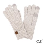 Wholesale c C GLE Chain Link Cable Gloves One Fits Most Touchscreen Compatible R