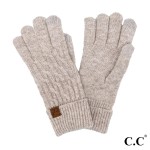 Wholesale c C GLE Chain Link Cable Gloves One Fits Most Touchscreen Compatible R