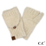 Wholesale c C MTC Metallic Eyelash Mitten One Fits Most Nylon Polyester Metallic