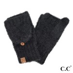 Wholesale c C MTC Metallic Eyelash Mitten One Fits Most Nylon Polyester Metallic