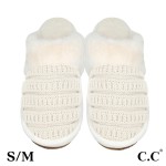 Wholesale c C SPE Ribbed Pattern Knitted Slippers US Women s S M M L Shell Acryl