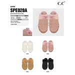 Wholesale c C SPE Ribbed Pattern Knitted Slippers US Women s S M M L Shell Acryl