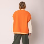 Wholesale do Everything Love Sherpa Varsity Vest Button Up Closure Pockets One F