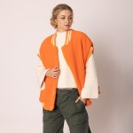 Wholesale do Everything Love Sherpa Varsity Vest Button Up Closure Pockets One F