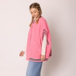 Wholesale do Everything Love Sherpa Varsity Vest Button Up Closure Pockets One F