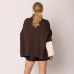 Wholesale do Everything Love Knit Ruana Wrap Collar Button Closure One Fits Most