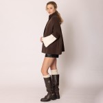 Wholesale do Everything Love Knit Ruana Wrap Collar Button Closure One Fits Most