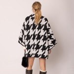 Wholesale do Everything Love Houndstooth Soft Knit Kimono One Fits Most Acrylic