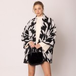 Wholesale do Everything Love Houndstooth Soft Knit Kimono One Fits Most Acrylic