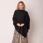 Wholesale do Everything Love Knit Poncho Batwing Sleeves One Fits Most Recycled