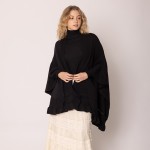 Wholesale do Everything Love Soft Knit Ruana Ruffle Edge Detail One Fits Most Ac