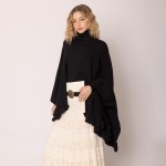 Wholesale do Everything Love Soft Knit Ruana Ruffle Edge Detail One Fits Most Ac