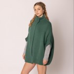 Wholesale do Everything Love Knit Ruana Wrap Collar Button Closure One Fits Most