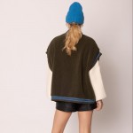 Wholesale do Everything Love Sherpa Varsity Vest Button Up Closure Pockets One F